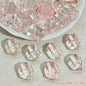 Gradient Faceted Hexagonal Prisms Glass Beads 20mm 25pcs 9