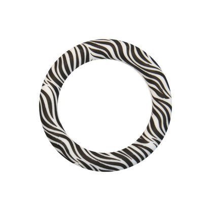65mm Printed Silicone Rings Floral and Geometric Designs