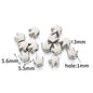 Smooth Crown Acrylic Beads 5mm Metallic Gold Silver CCB Plastic 200pcs 7