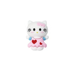 Silicone 3D Focal Beads Kitty Cat Wearing Pink Heart Dress