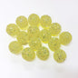 Glitter Bubblegum Beads 16mm Colorful Iridescent Sparkle 1pc 25