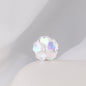 Moonstone Five-Petal Flower Clay Beads 19mm Opalescent 5pcs 6