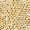 Smooth Flat Round CCB Plastic Acrylic Beads 6mm Metallic Gold 200pcs