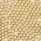 Smooth Flat Round CCB Plastic Acrylic Beads 6mm Metallic Gold 200pcs