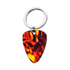Stainless Steel Paddle Keychain Polished Teardrop Shape Vibrant Colors 4