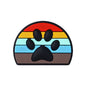 Silicone Focal Beads Puppy Heart Shape Rainbow Paw Prints 20pcs 10