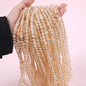 Crackle Round Glass Beads 8mm Gradient Dual Color Translucent 100pcs 15