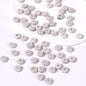 Ceramic Abacus Spacer Beads 5x9mm Creamy Colored 30pcs 9
