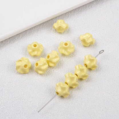 Acrylic Irregular Trim Spacer Beads 10mm 50pcs 8