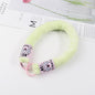 Plush Fabric Stuffed Lanyard Phone Keychain Soft Pastel Colors 2pcs 13