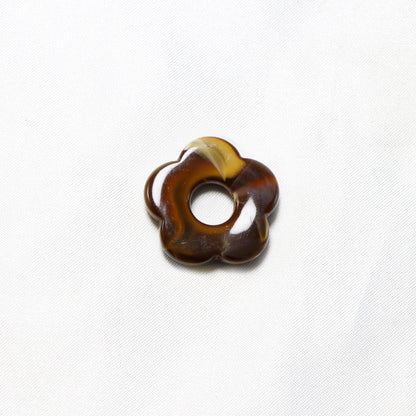 Acrylic Flower Spacer Beads 26mm Hollow Five Petal Large Hole 100pcs 6