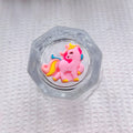 Silicone Focal Beads Unicorn Pastel Colors Bright Palette 20pcs 6