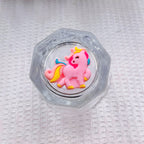 Silicone Focal Beads Unicorn Pastel Colors Bright Palette 20pcs 6