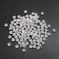 Acrylic Faceted Crackle Spacer Beads 10mm Transparent Plating 200pcs 2