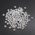 Acrylic Faceted Crackle Spacer Beads 10mm Transparent Plating 200pcs 2