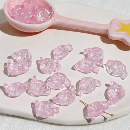 Electroplated Czech Glass Beads Star Shape 14mm Lavender 100pcs 8