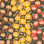 Flat Clay Beads 8mm Harry Potter Series Cartoon Faces 200pcs