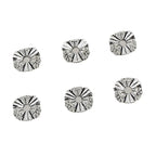 Alloy Flower Wavy Ring Spacer Beads 10mm 40pcs 5