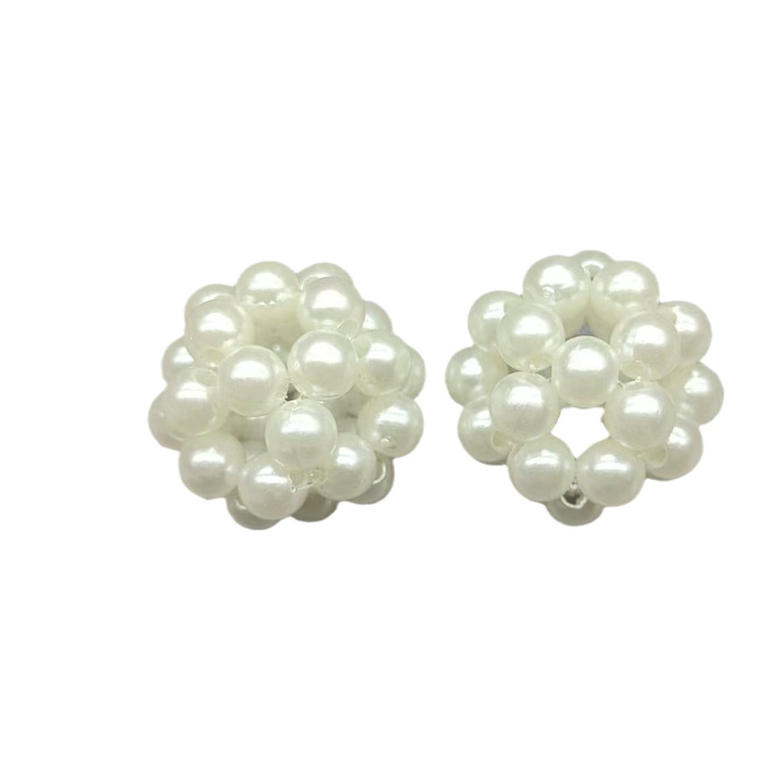 Imitation Pearl Geometry Acrylic Beads 8-15mm ABS Plastic 30pcs 5