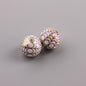 Plating Spider Web Acrylic Beads 15mm Halloween Glossy 50pcs 10