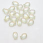 Electroplated Fish Glass Beads 10x14mm Japanese Style Perforated 30pcs 8