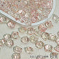 Clear Fox Head Glass Beads 14mm Transparent Playful Design 25pcs 11