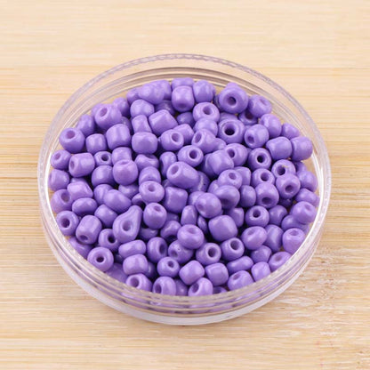 Ceramic Electroplated Seed Glass Beads 4mm Glossy Mixed Colors 460pcs 11