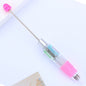 Beadable Pen Four-Color Transparent Barrel Bullet Tip 0.7 17