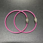 PVC Coated Wire Key Rings Colorful Durable 15cm 20pcs 13
