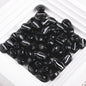 Macaron Colored Coffee Bean Acrylic Beads 9mm Glossy Finish 50pcs 12