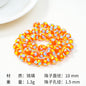 Lampwork Glass Beads Round 10mm Bright Polka Dotted Enamel 40pcs 9
