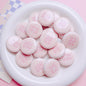Flat Acrylic Beads 27mm Plaid Pattern Brand Logo Printed 5pcs 10