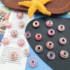 Resin Spacer Beads Pink Tone 40pcs 2