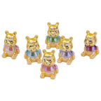 3D Adorable Winnie The Pooh Resin Beads 23mm Glossy Mixed Colors 10pcs 5