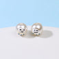 Hand Painted Acrylic Beads 12mm Enamel Cartoon Motifs 10pcs 13