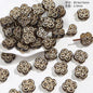 Vintage Imitation Jade Acrylic Beads Opaque Smooth Green 30pcs 11