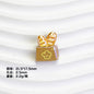 Glossy Fast Food Resin Beads Playful Miniature Set 10pcs 10
