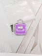 Painted Perfume Bottle Acrylic Beads 29mm Enamel Finish 50pcs 10