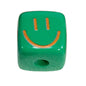 Colorful Smiling Face Acrylic Square Beads 14mm 10pcs 5