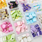 Camera Milk Carton Painted Metal Beads Glossy Enamel 20pcs 3