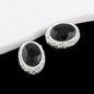 Double-Sided Heart Rhinestone Beads 22mm Alloy Encrusted 10pcs 20