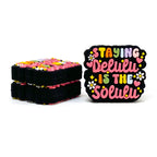 Silicone Focal Beads Halloween Typography Hearts Staying Delulu Is The Solulu 20pcs 4