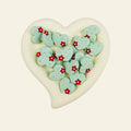 Silicone Focal Beads Pentagram Heart With Tiny Star 20pcs 6