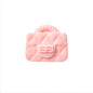Handbag Silicone Beads Quilted Mini Purse Solid Colors 10pcs 14