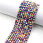 Flat Disc Clay Beads 6mm Colorful Matte Polymer 10strands 12