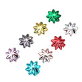 UV Plating Flower Acrylic Beads 20mm Metallic Finish 10pcs 5