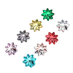 UV Plating Flower Acrylic Beads 20mm Metallic Finish 10pcs 5