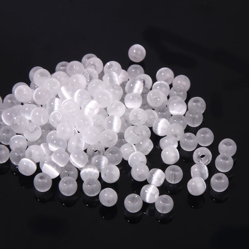 Seed Glass Beads 4mm Shimmer Imitation Opal Mixed Colors 400pcs 7