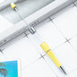 Beadable Ballpoint Pen Hollow Tube Transparent Colorful 18cm 17