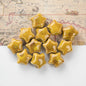 Star Ceramic Beads 17mm Fambe Glaze Mixed Earth Tones 10pcs 6